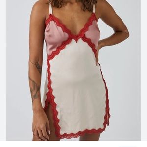 Free people on the rise mini slip dress size small only worn twice great conditi